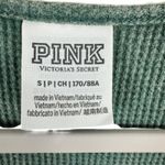 PINK - Victoria's Secret  Cotton Green Long Sleeve Thermal Mini Dress Size S Photo 3