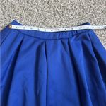 Forever 21 🦋  Royal Blue Skater Skirt Mini Casual Cheerleader High Waist Small Photo 4