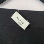 Akris Punto Black Square Neck Short Sleeve Tee Minimalist Basic Women's size 12 Photo 2