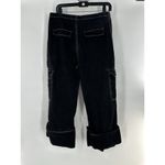 Cider  Cargo Jeans Pants Women’s Sz 30 Baggy Black Cuffed Grunge Wide Leg Pull On Photo 3