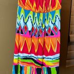 Joy Joy  Strapless Colorful Dress Size Large Photo 0