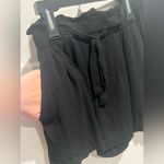 Ambiance Apparel PAPERBAG WAIST SHORTS BLACK SIZE M Size M Photo 4
