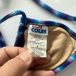 Vtg Rare 90s Y2K Hot Coles Bright Colorful Funky Top Sz S Blue Photo 2