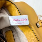 Mellow World Vegan leather Elegant Yellow/ Mustard Crossbody Bag NEW Yellow Photo 10