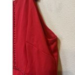 By And By Juniors Red Sleeveless Halter Style Mini Dress Fit & Flare Size 13 Photo 4