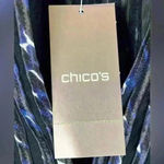 Chico's NWT Chico’s Travelers Collection Julianne Jacket India Ink Size 1 (Medium/8) Photo 9