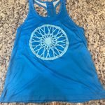 SoulCycle  Vibrant Blue Tank Top with Wheel Design Photo 0