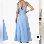 Petal and Pup  NWT $109 Lainey Tie Strap Cotton & Linen Maxi Dress S 4 6 Photo 2