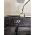 NYDJ Ellison Jeans Womens 18W Destiny Gray Straight Leg High Rise Lift Tuck NWT Photo 3