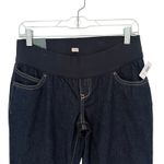 Old Navy NWT Maternity Jeans Size 6 Regular Bootcut Dark Wash Stretch Denim Photo 3