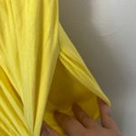 Free People beach Dani Convertible Open-Back One-Piece in citron yellow size S Photo 4