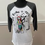 Disney NWT Nightmare Before Christmas 3/4 Sleeve Tee Photo 0