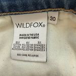 Wildfox NWT Carmen Low Rise Skinny Jeans Women's 30 Magic Trick Blue Distressed Photo 14