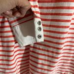 J.Crew ‎ Women's 3/4 Sleeve Clasped V Neck Cotton Striped Top Size Large Photo 3