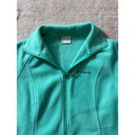 Columbia  Womens Fleece Jacket Full Zip‎ aqua Size Medium Photo 2