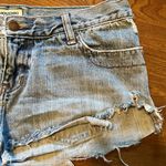 Abercrombie & Fitch  Denim Jean Shorts Shorty Distressed Y2K Daisy Dukes Size 4 Photo 4