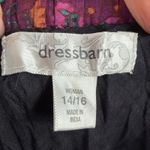 Dress Barn Vtg Y2K Sz 14 / 16 Maxi Skirt Tiered Gauze Boho Cottagecore Floral Prairie Gypsy Photo 3