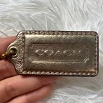 Coach 2" Gold Fob Bag Charm Hang tag Hangtag Photo 0