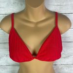 PacSun Salero Swim Eco Red Triangle Bikini Top Photo 3