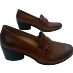 Dansko Rosalie Burnished Calf Block Heel Loafer Chestnut Women's US 11.5/EU 42 Photo 2