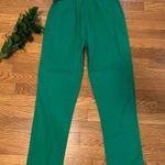 High waist belted pants Kelly green size M Size M Photo 1