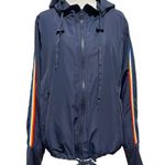 Zyia  Navy Rainbow Bomber Windbreaker Jacket M Photo 8