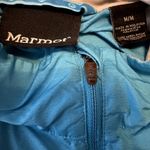 Marmot Driclime Vest Packable Water Resistant Full Zip Zip Pockets Blue Medium Photo 1