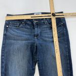 Paige Jeans Womens 30 Blue Ziggy Denim Peg Skinny Mid Rise Dark Wash Cotton Photo 8