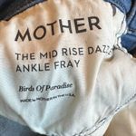 Mother Jeans The Mid Rise Dazzler Ankle Fray Birds of Paradise Size 25 Women's Blue Photo 13