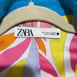 ZARA  Blue Tweed Waistcoat Blazer Vest Mini Dress Size Small Blogger Favorite Photo 5