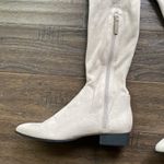 DKNY Over-the-Knee Boots Womens Sz 8 Grey Faux Suede Pointed Toe Photo 3