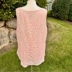 Style & Co Blush Pink Lacy Tank Top Photo 7