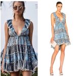Zimmermann nwot  cotton Floral Blue Ruffle Dress Photo 2