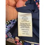Talbots Skirt Size 8 Blue Pink Floral Length A Line Stretched Lined New Photo 5