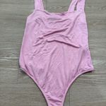 VICI Pink Square Neck Bodysuit Photo 0