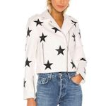 BLANK NYC Vegan Leather Star Patch Moto Jacket in Kick Off Size X-Small Photo 10