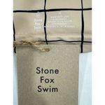 Stone Fox Swim Paloma Top in Sand Plaid XS NWT Photo 7