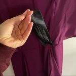 BCBGMAXAZRIA NWT  Cape Sleeve Maxi Dress Grape Royal- Size 2 Photo 6