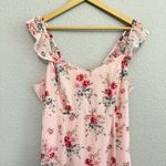 Melrose and Market Feminine floral dress Size Large Ruffle Sleeve‎ Photo 1