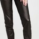 Spanx Faux Leather Black Jogger Pants Vegan Size XS Photo 0
