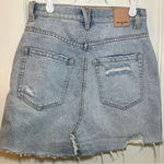 We The Free  High Rise Button Fly “BFF” Embroidered Denim Skirt size 25 NWT Photo 5