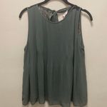 ZARA Flowy Olive Tank Photo 2