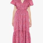 💕XIRENA💕 Gabrielle Dress ~ Pink Flora Print Large L NWT Photo 0