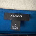 Alfani Teal Blouse Women's Size M Photo 4