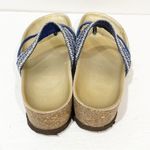 Italian Shoemakers  Size 7.5  Sandals Beaded Slip-On Thong Wedge Sandal Photo 3