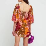 NWOT Kourt Robbie Dress Multi Palm Print M Pink Size M Photo 1