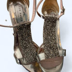 Ted Baker silver and silver embellished high heel sandals 39/8.5 Photo 0