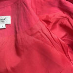 Coldwater Creek  Barbie Pink Linen Silk Blazer Small Photo 7