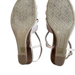 Bandolino  Women's Metallic Pink Strappy Wedge Sandals with rhinestones Photo 2