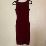 Lulus Burgandy Tank Lace Slit Midi Dress Size Small Photo 3
